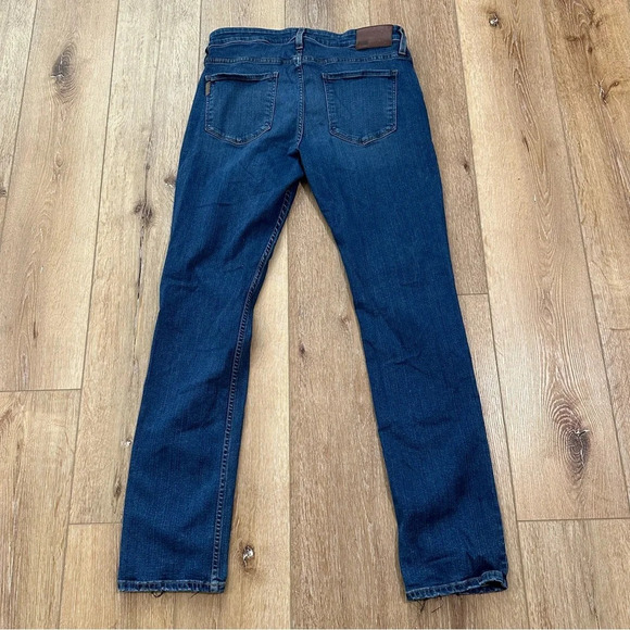 Paige Federal Women’s Mid-Rise Medium Wash Denim Slim Leg Jeans Size 32 GUC - Picture 9 of 9